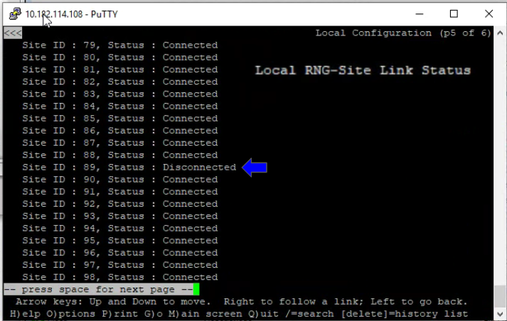 UEM is triggering alarm RNGRFSiteLink (1) DOWN (8201) RNG-BASE SITE ...