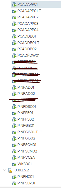 P1 INF: PremierOne CAD Server Power Cycle Order