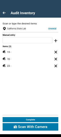 Flex Scanner App: Audit Inventory