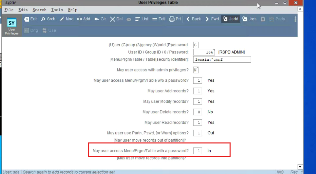 Access to password protect a case