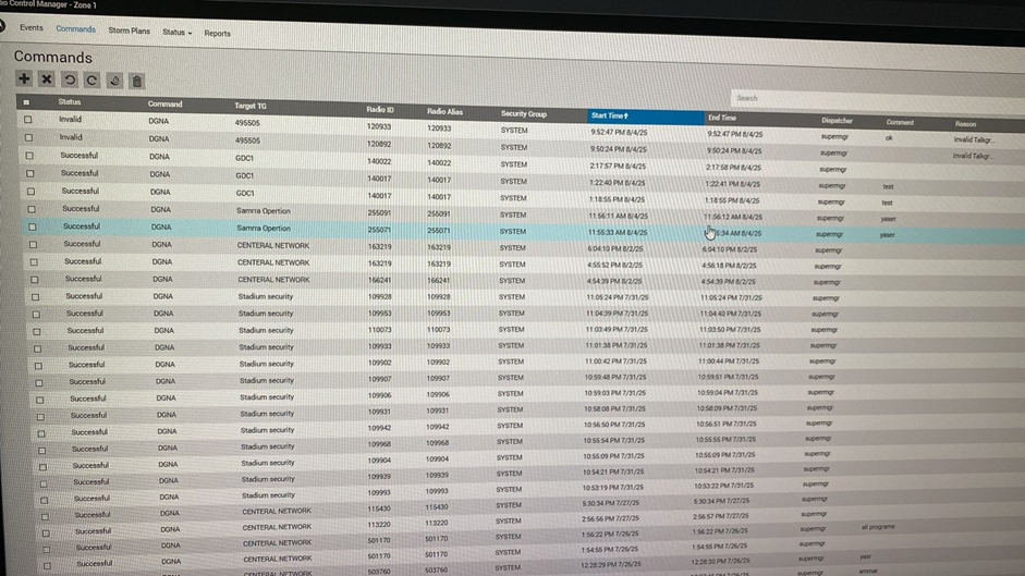 Radio Control Manager (RCM) DGNA command "Invalid" status due to Reason ...
