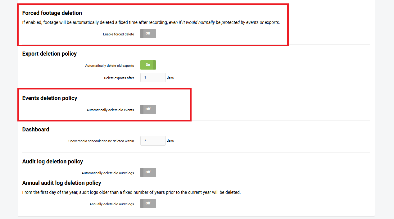 Mobile Video - VMEX How to setup Automatic Media Deletion in ...