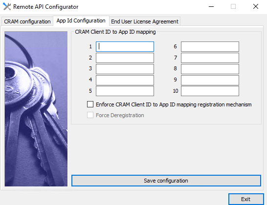 Assigning Application ID in Dispatch Communication Server (DCS)