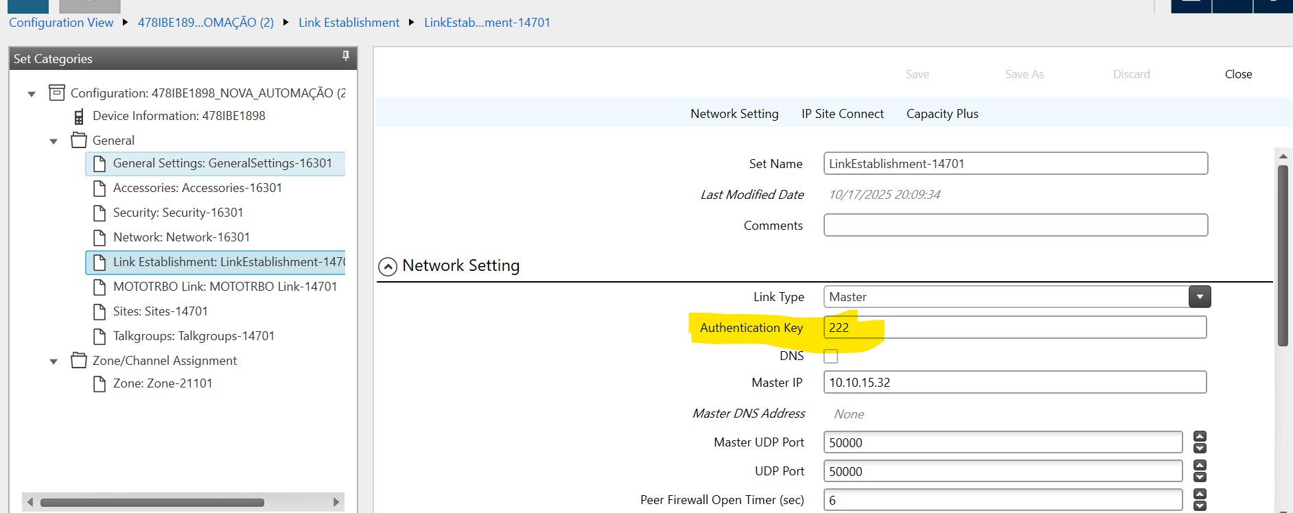 WAVE Multi Tenant Gateway Integration Issue with MOTOTRBO IP Site Connect