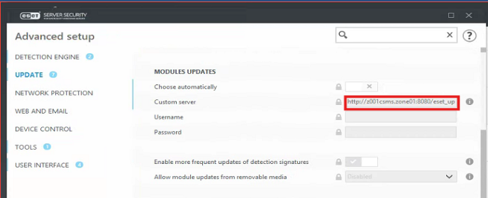 Modules update failed for Non-functional Windows Server ESET Clients ...