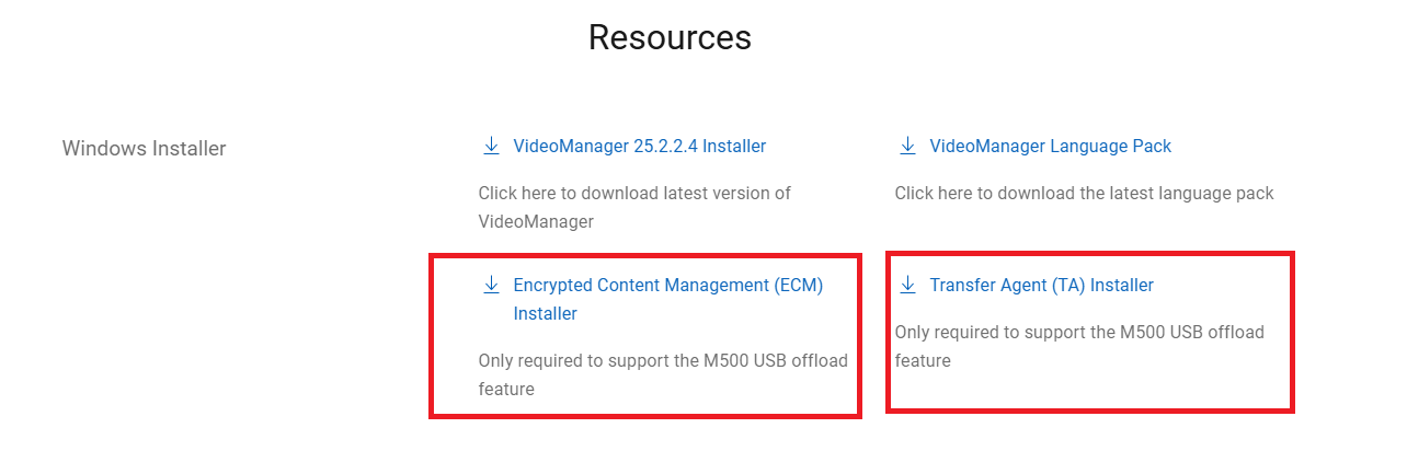 Mobile Video: How to configure M500 USB Offload, ECMS, and Transfer ...