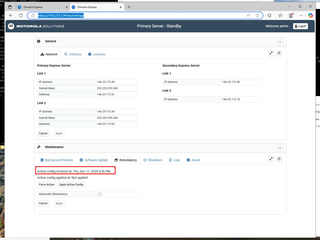 MTS sites goes to Local Site Trunking (LST) mode as soon as the primary ...