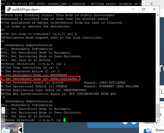 MTS sites goes to Local Site Trunking (LST) mode as soon as the primary ...