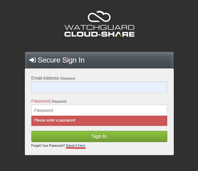 Mobile Video - DEMS - Cloudshare - How to reset Cloudshare password or ...