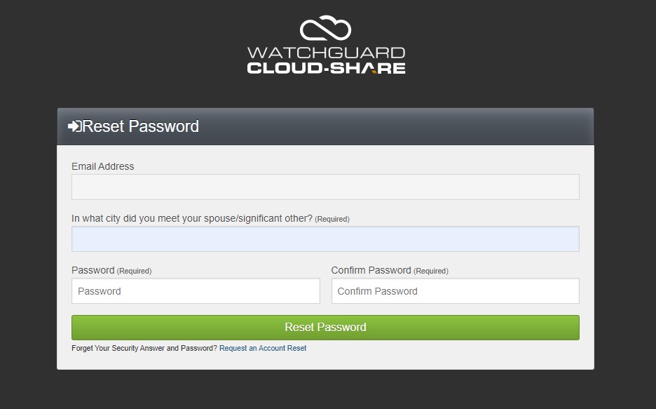Mobile Video - DEMS - Cloudshare - How to reset Cloudshare password or ...