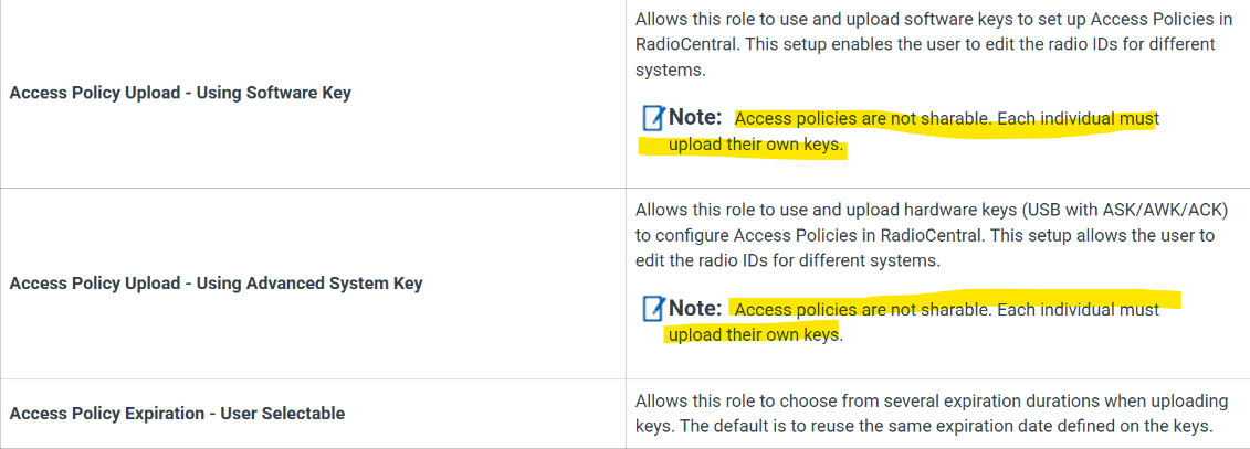 If my Advanced System Key was uploaded to the Radio Central Agency by ...