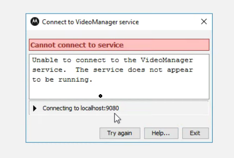 VMEX OnPrem - How to Resolve the "Cannot connect to service" issue ...