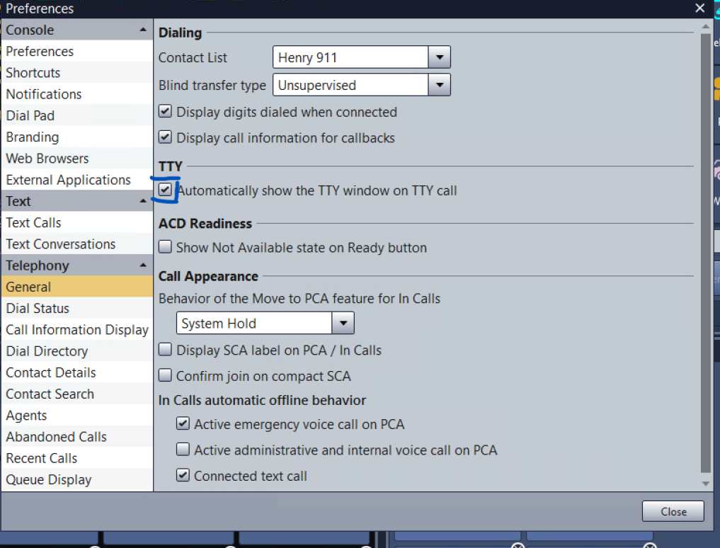 TTY Window Not Displaying Automatically