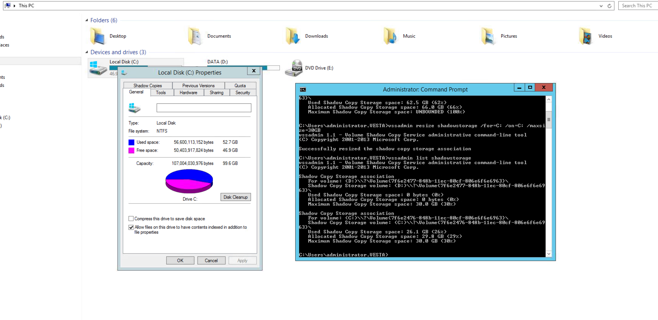 Free Disc Space is less than 10 on drive - Files size on the Disk ...