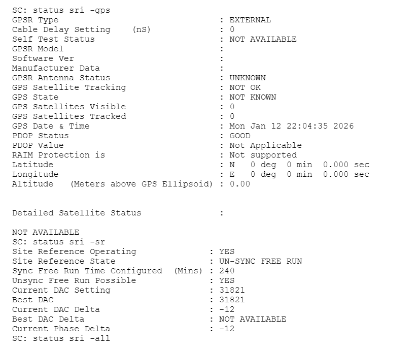 GNSS Module PMUG1018A not working with MTS2, not detected by TSC