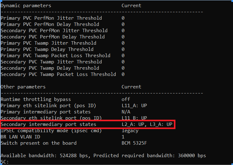 Dual MTS1 Link2 Configuration Issue in Linking State