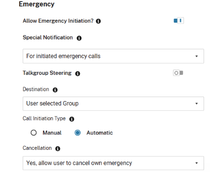 Emergency Notification Behavior in WAVE PTX TLK110 Devices