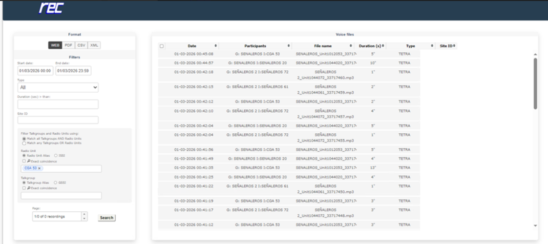 DCX9000 REC Search Button Malfunction