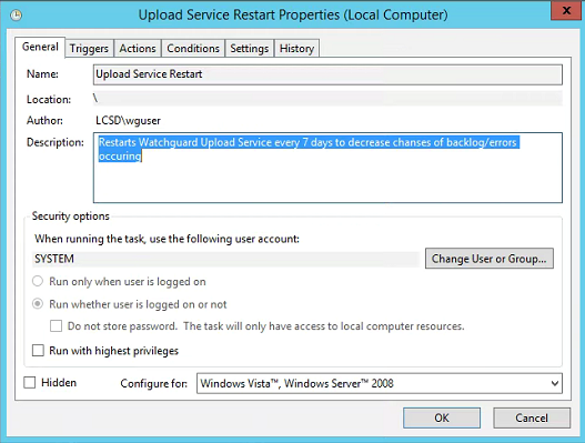 Mobile Video: Configuring Task Scheduler for Automatic Service Restarts ...