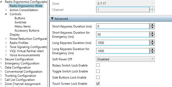 APX Next/APX N70 How to lock/unlock front display?