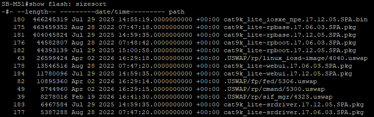 VESTA - %platform-4-element-warning: limited space - copy files out of ...