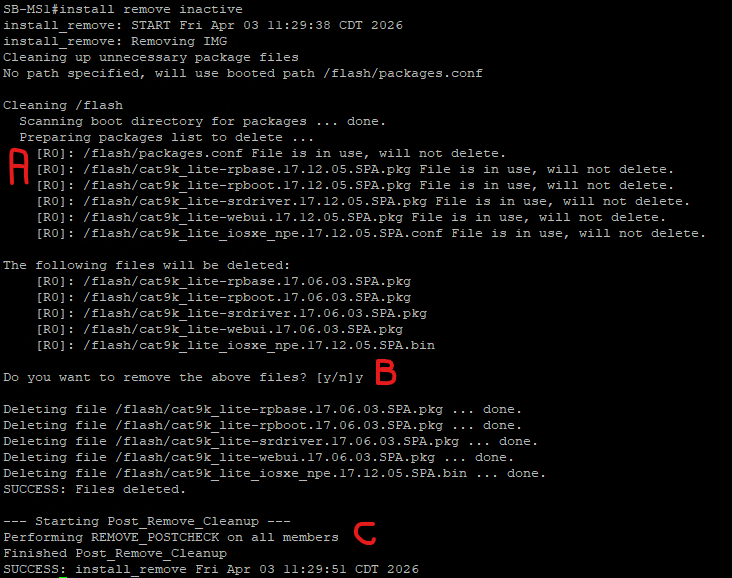 VESTA - %platform-4-element-warning: limited space - copy files out of ...
