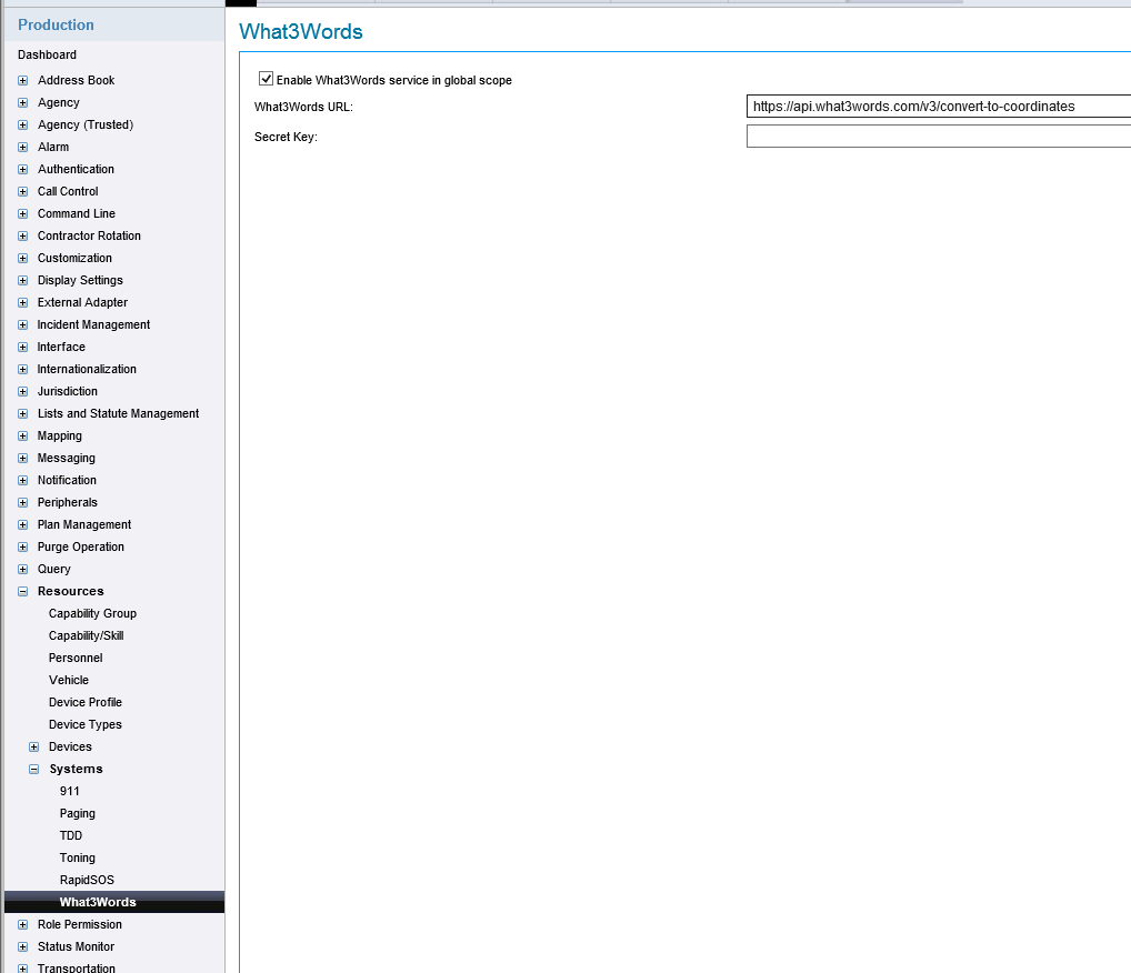 P1 CAD: How to enable What3Words in PremierOne CAD