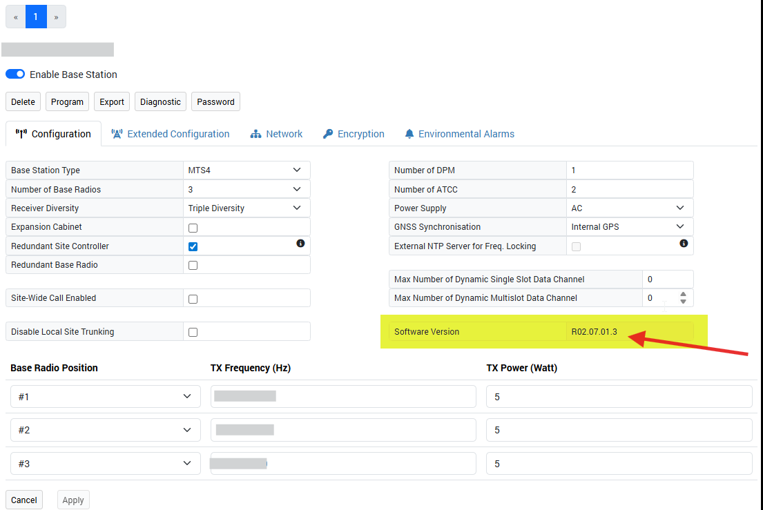 Express Server 2.7SER Ki Load Failure on MTS4 with TEA3 Software loaded